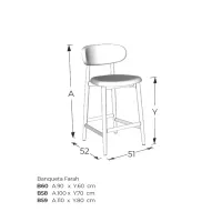 Banqueta Matera - Foto 9