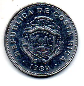 Costa Rica - 1989 - 1 Colon
