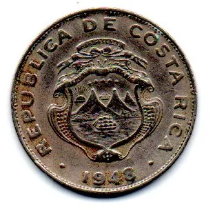 Costa Rica - 1948 - 25 Centimos