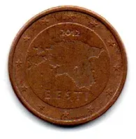 Estônia - 2012 - 2 Euro Cent