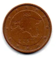 Estônia - 2012 - 2 Euro Cent