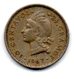 República Dominicana - 1967 - 10 Centavos