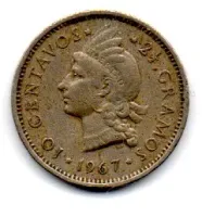 República Dominicana - 1967 - 10 Centavos