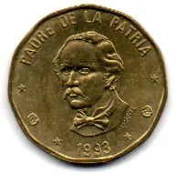 República Dominicana - 1993 - 1 Peso