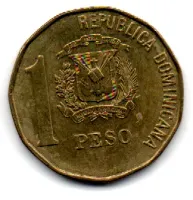 República Dominicana - 1993 - 1 Peso - Foto 2