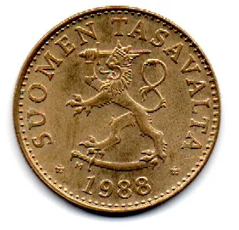 Finlândia - 1988 - 50 Pennia