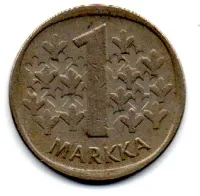 Finlândia - 1971 - 1 Marka - Foto 2
