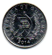 Guatemala - 2014 - 5 Centavos Imagem