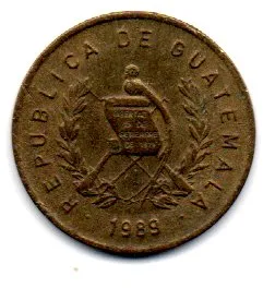Guatemala - 1989 - 1 Centavo