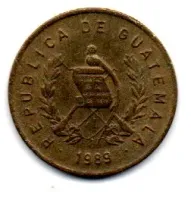 Guatemala - 1989 - 1 Centavo