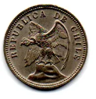 Chile - 1934 - 5 Centavos - Foto 2