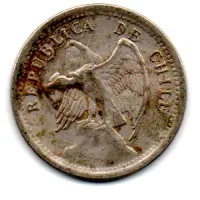 Chile - 1941 - 20 Centavos - Foto 2