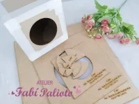 KIT37  Gabarito de Moldes em MDF Kit Caixa Surpresa/Musical