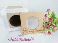 KIT37  Gabarito de Moldes em MDF Kit Caixa Surpresa/Musical - Foto 6