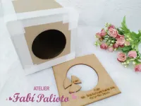 KIT37  Gabarito de Moldes em MDF Kit Caixa Surpresa/Musical - Foto 7