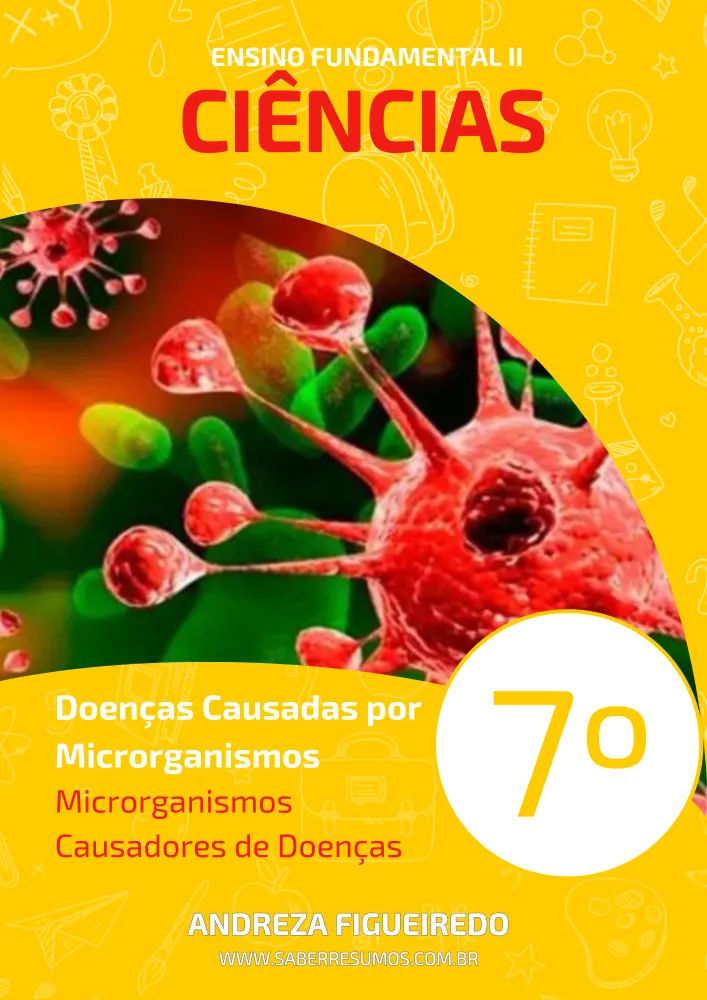 083 - Ciências - Doenças Causadas por Microrganismos - Microrganismos Causadores de Doenças - 7º ano - PDF com 8 páginas Imagem