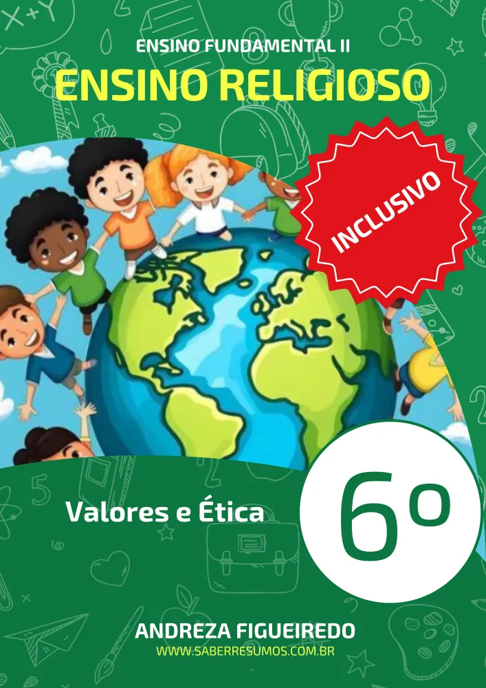 777 - Ensino Religioso - Aprendizado Inclusivo - Valores e Ética - 7º ano - PDF com 11 páginas