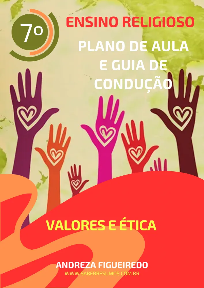 780 - Ensino Religioso - Plano de Aula e Guia de Condução - Valores e Ética - 6º ano - PDF com 10 páginas Imagem