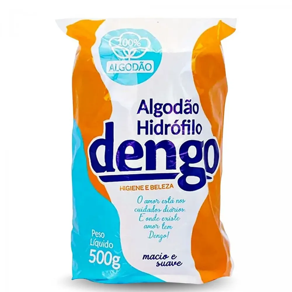 Algodao Hidrofilo Rolo 500g DENGO