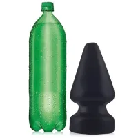 Plug Gigante Liso com Ventosa 24 x 11cm Preto - PLUG18 - Foto 2