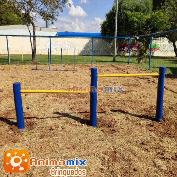 Barra salto 2 níveis para cães Imagem
