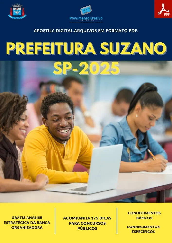 Apostila Suzano 2025 Auxiliar Administrativo Imagem