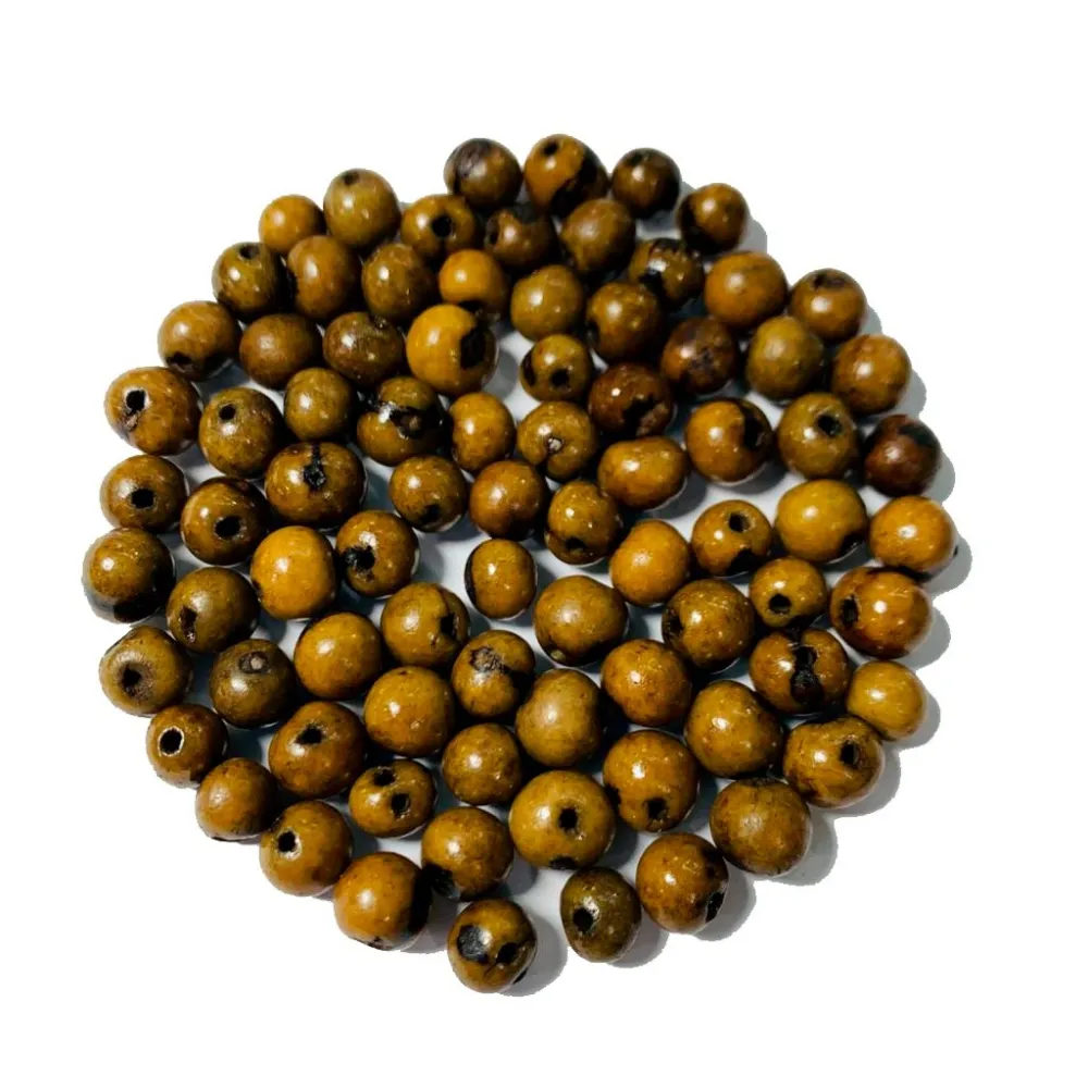 Semente de açai Marrom 30g cerca de 50 contas Imagem