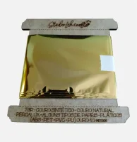 TGP - FOIL PARA HOT STAMPING - OURO - 6,5 cm  x 10m - Couro, Percalux,  Plástico ( (ABS, PET, PVC e PU) e alguns tipos de papéis