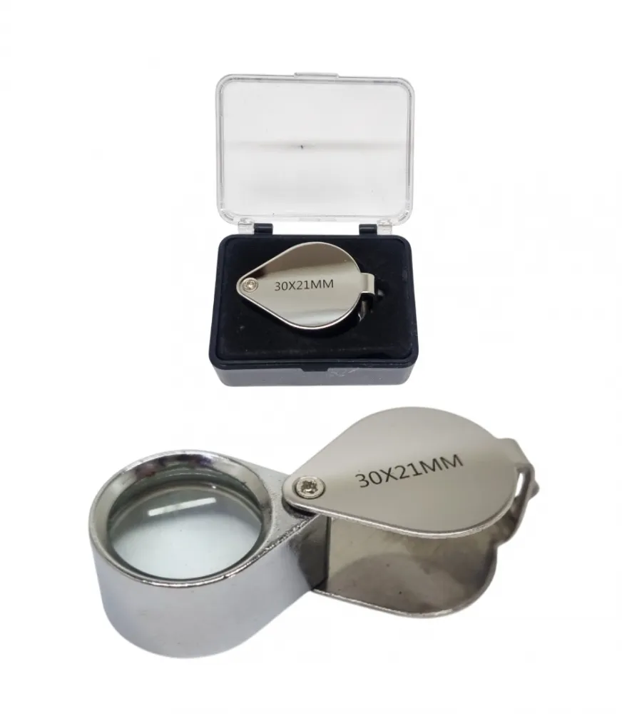 Lupa Joalheiro Profissional Lente 21mm Aumento 30x