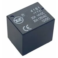 RELE T74-12V-1C 20A 14VDC / RELE 20A 12V VDC MINI 5 PINOS