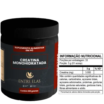 Creatina Monohidratada 100% Pura 300g Sabor Neutro - Foto 2