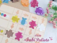 G1.838  Gabarito de Moldes em MDF Jogo dos Aviões - Foto 4