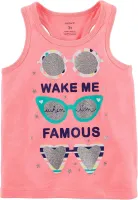 Camiseta Regata Carter's Infantil Wake Me Famous Feminina - Foto 3
