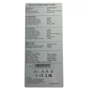 INVERSOR SOLAR  HIBRIDO SRNE 8000W ASF4880S180-H 48V 220V 180A  - Foto 5
