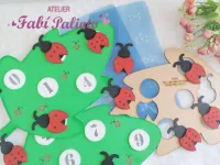 G1.839  Gabarito de Moldes em MDF Jogo das Joaninhas - Foto 3