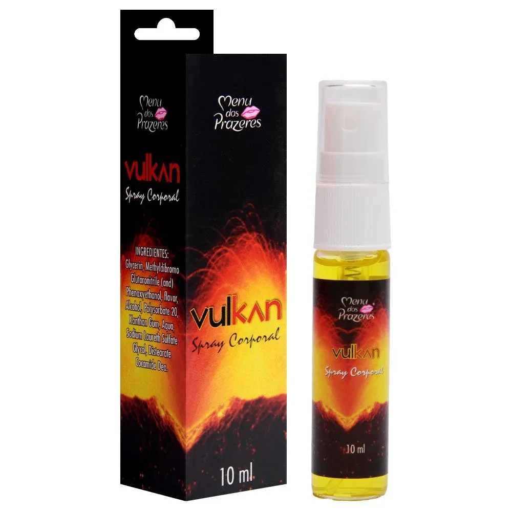 VULKAN SPRAY SUPER EXCITANTE 10ML - MENU DOS PRAZERES.                                                                          LIBYSEXSHOP Imagem
