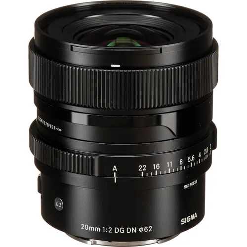  Lente Sigma 20mm f/2 DG DN ART  p/ Sony