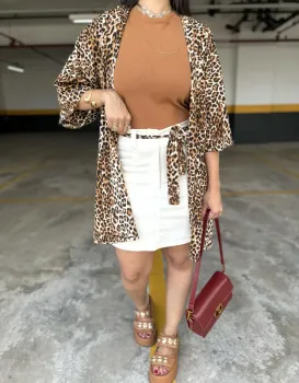 SHORTS SAIA  CANELADO - OFF WHITE G - Foto 2