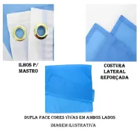 Bandeira do Reino Unido Oficial Mastro C/Anilhas  90x60 Cm Cores Fortes - Foto 5