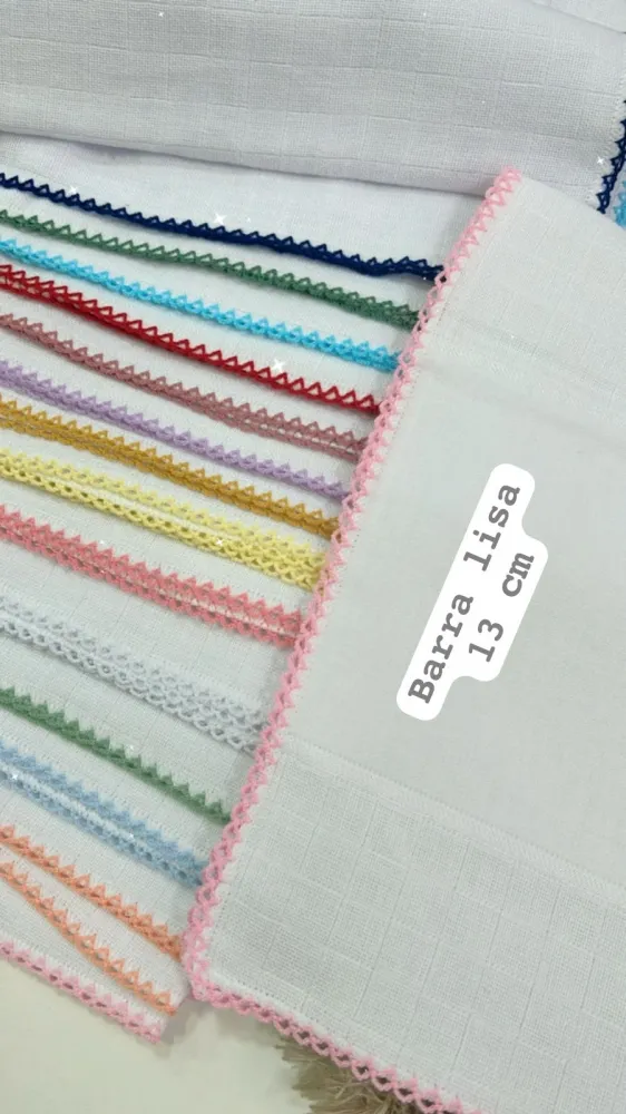 FRALDA QUADRICULADA BARRA LISA/PICUETA  Imagem