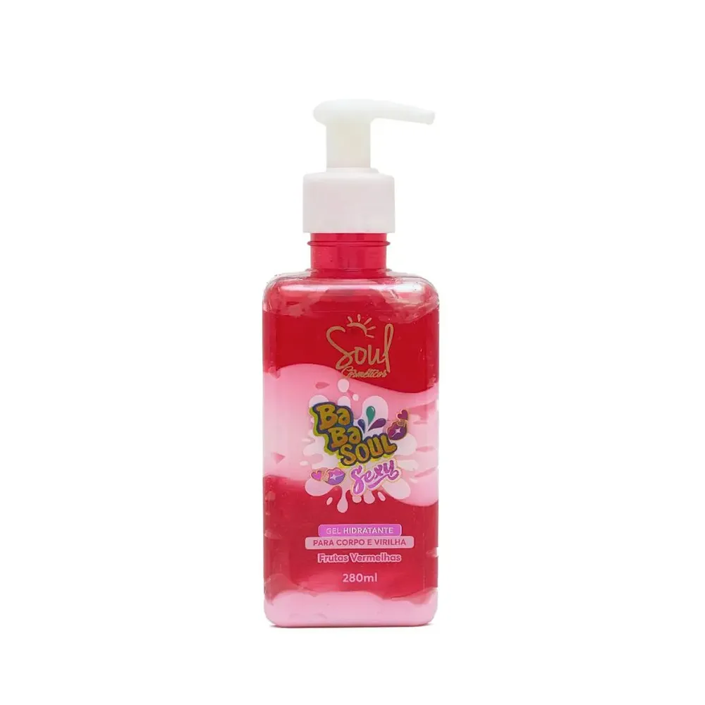 Gel Hidratante Para Corpo e Virilha Beijável Frutas Vermelhas