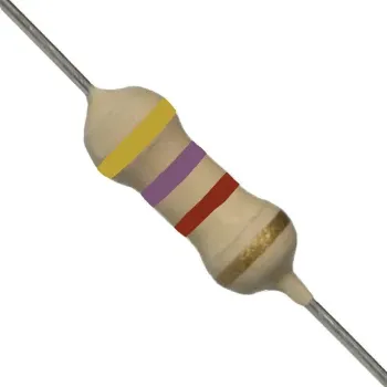 RESISTOR 4K7 1/4W 5% FIO