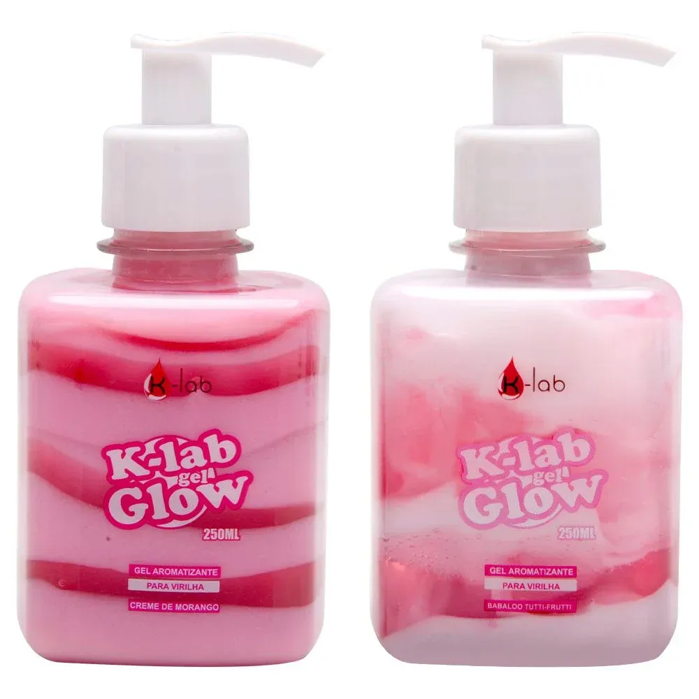 GLOW GEL AROMATIZANTE VIRILHA 250ML - K-LAB.                                                                                                 LIBYSEXSHOP