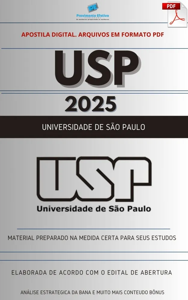 Apostila USP Auxiliar de Laboratório 2025