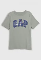 Camiseta Infantil GAP Logo Graphic Mangas Curtas Masculino