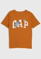 Camiseta Infantil GAP Logo Graphic Mangas Curtas Masculino - Foto 5