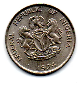 Nigéria - 1974 - 5 Kobo