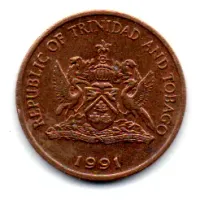 Trinidad e Tobago - 1991 - 1 Cent - Foto 2