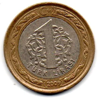 Turquia - 2009 - 1 Lira Imagem