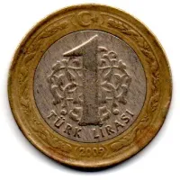 Turquia - 2009 - 1 Lira